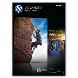 HP Q5456A photo paper Black,Blue,White Gloss A4