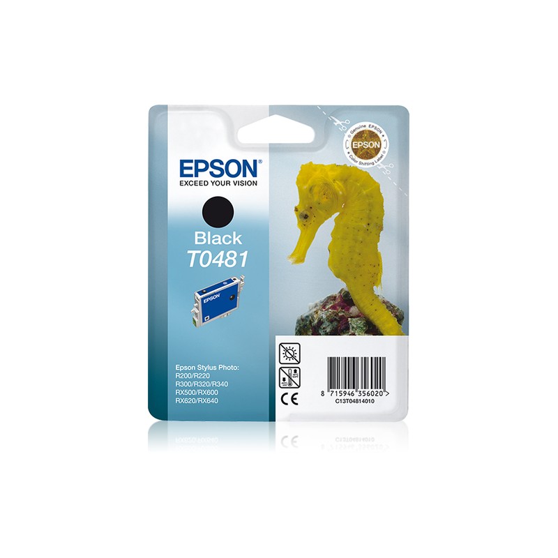 Epson Seahorse Singlepack Black T0481