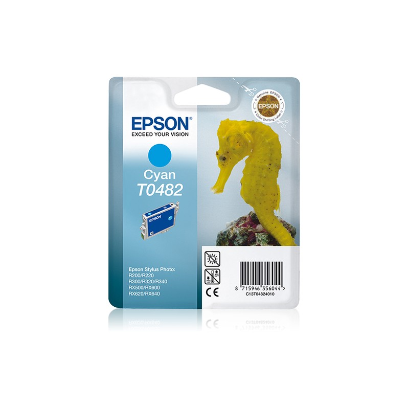 Epson Seahorse Singlepack Cyan T0482