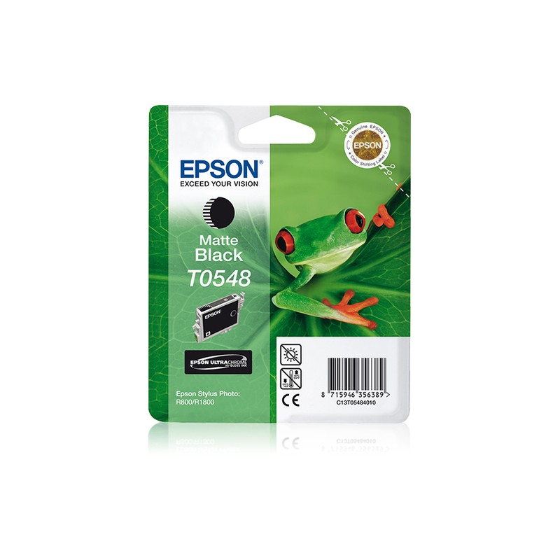 Epson Singlepack Matte Black T0548 Ultra Chrome Hi-Gloss