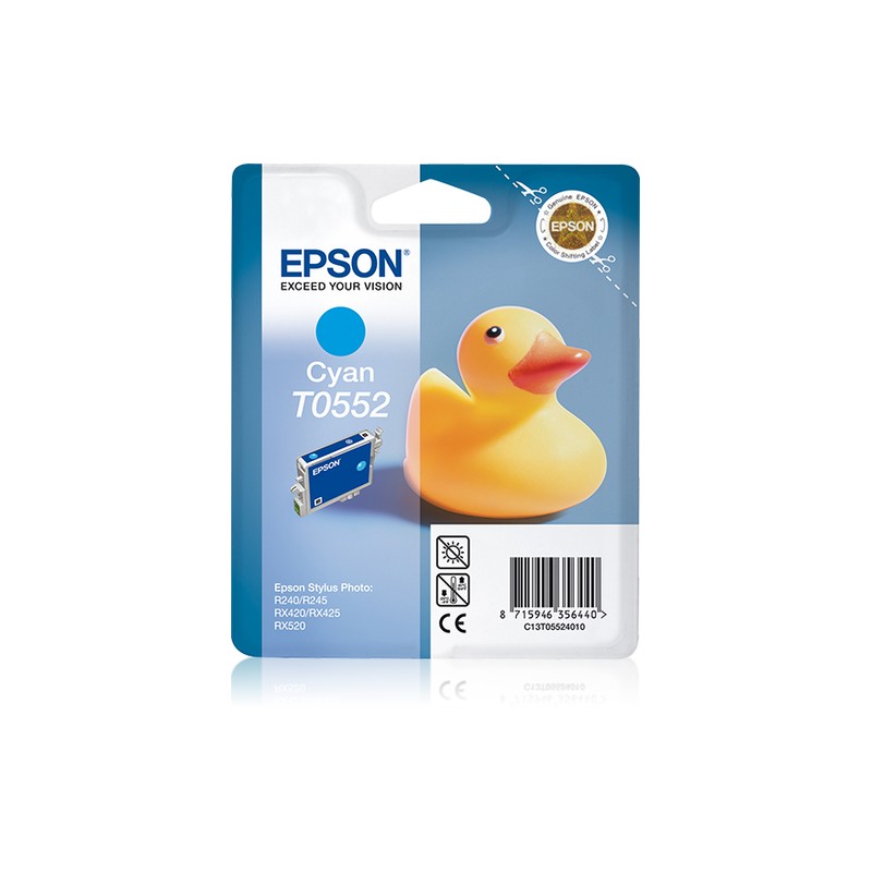 Epson Duck Singlepack Cyan T0552