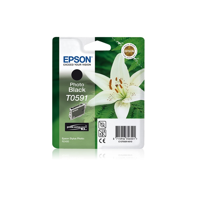 Epson Lily Singlepack Photo Black T0591 Ultra Chrome K3