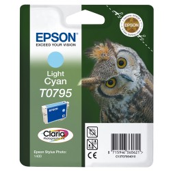 Epson Owl Singlepack Light Cyan T0795 Claria Photographic Ink