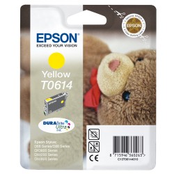 Epson Teddybear Singlepack Yellow T0614 DURABrite Ultra Ink