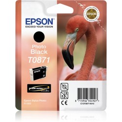 Epson Flamingo Singlepack Photo Black T0871 Ultra Gloss High-Gloss 2