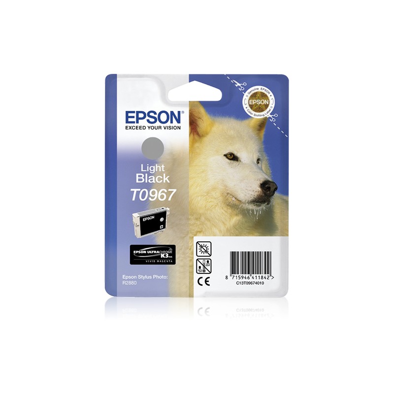 Epson Husky Singlepack Light Black T0967