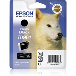 Epson Husky Singlepack Photo Black T0961