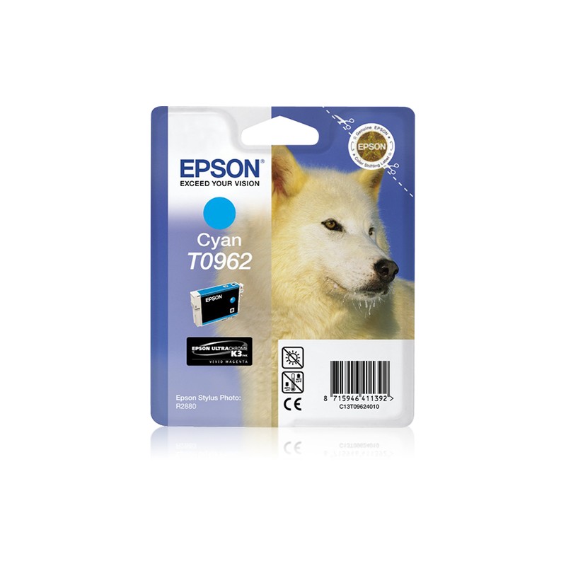 Epson Husky Singlepack Cyan T0962