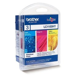 Brother LC-1100HYRBWBP ink cartridge Original Cyan,Magenta,Yellow Multipack 3 pc(s)