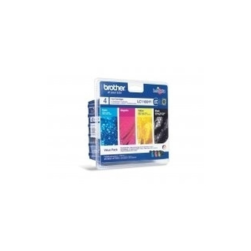 Brother LC-1100HYVALBP ink cartridge Original Black,Cyan,Magenta,Yellow Multipack 4 pc(s)