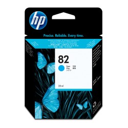 HP No 82 Ink Cart/Cyan 28ml