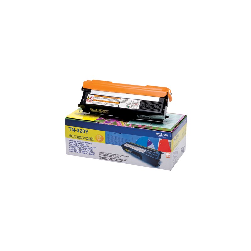 Brother TN-320Y toner cartridge Original Yellow 1 pc(s)