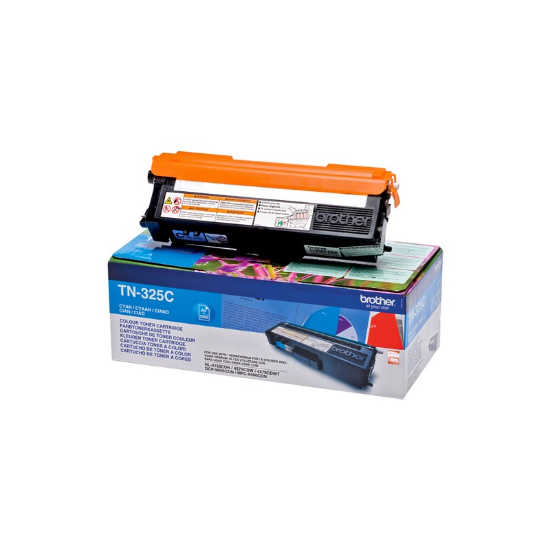 Brother TN-325C toner cartridge Original Cyan 1 pc(s)