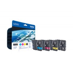 Brother LC-985VALBP ink cartridge Original Black, cyan, Magenta, yellow Multipack 4 pc(s)