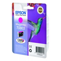 Epson Hummingbird Singlepack Magenta T0803 Claria Photographic Ink