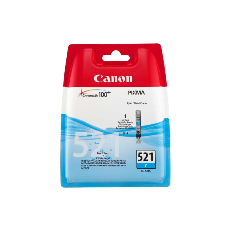 Canon CLI-521 C Original Cyan 1 pc(s)