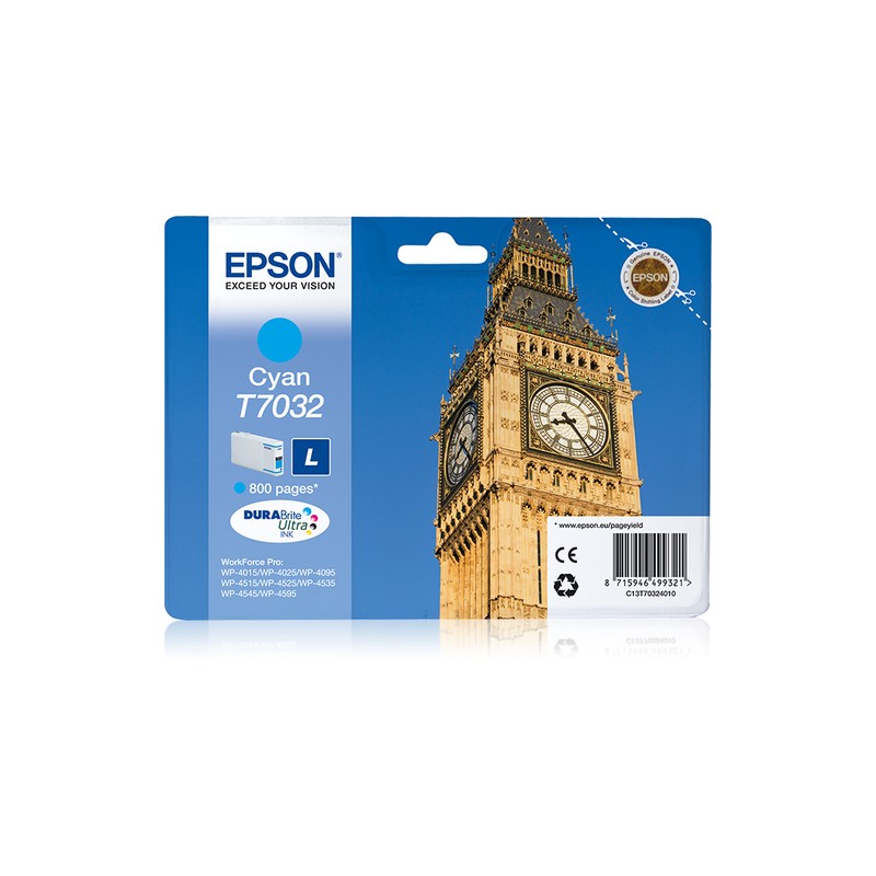 Epson Big Ben Ink Cartridge L Cyan 0.8k