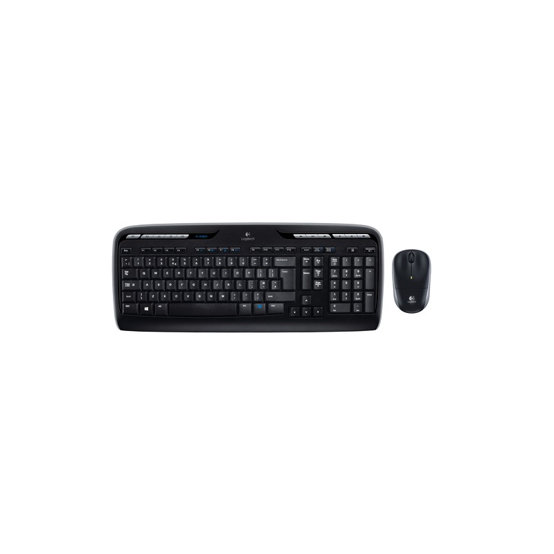 Logitech MK330 keyboard RF Wireless AZERTY Belgian Black