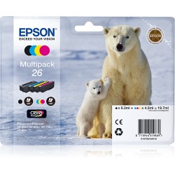 Epson Polar bear Multipack 4-colours 26 Claria Premium Ink