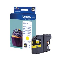 Brother LC-123Y ink cartridge Original Yellow 1 pc(s)