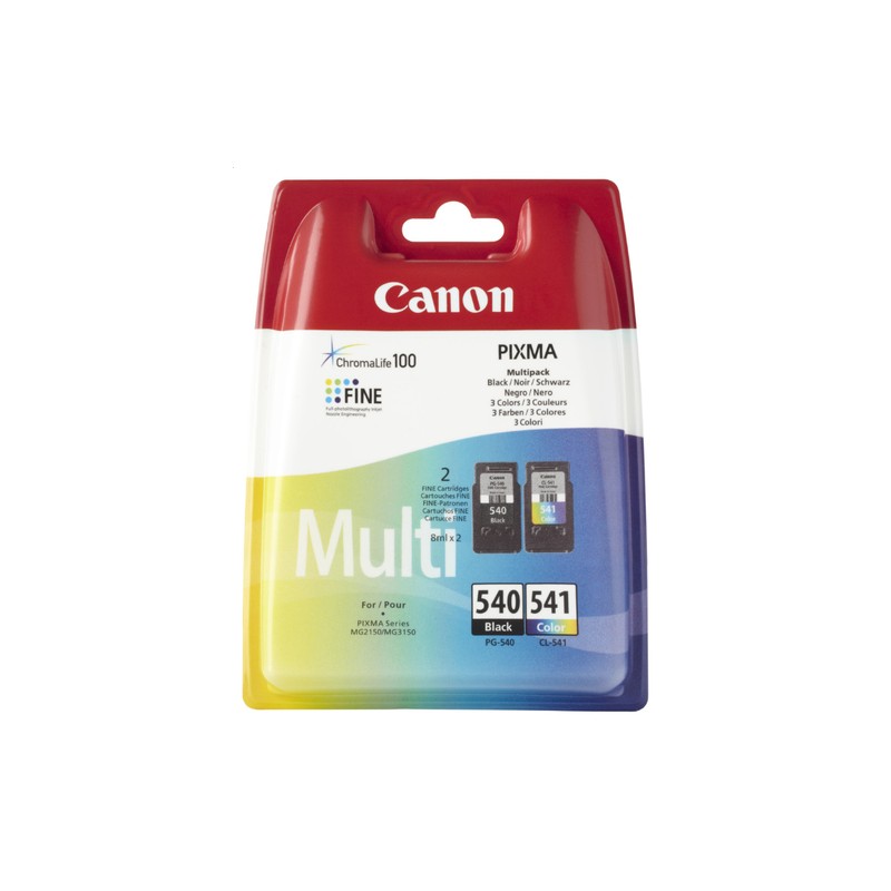 Canon PG-540 / CL-541 Original Black,Cyan,Magenta,Yellow Multipack 2 pc(s)