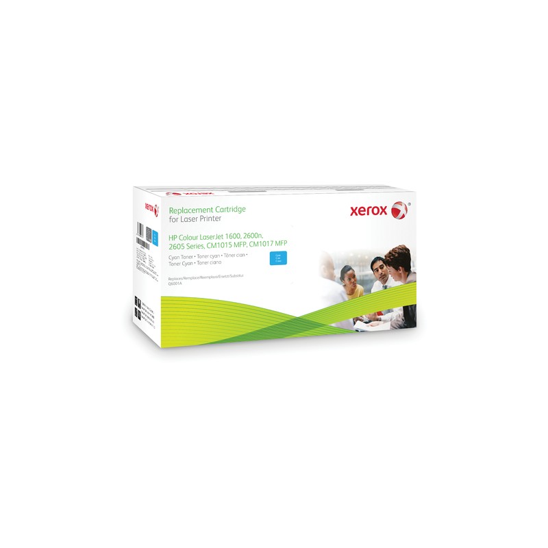 Xerox Cyan Toner Cartridge. Equivalent To Hp Q6001A