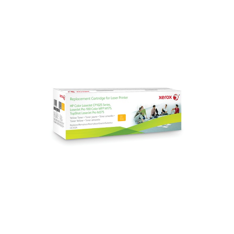 Xerox Yellow Toner Cartridge. Equivalent To Hp Ce312A