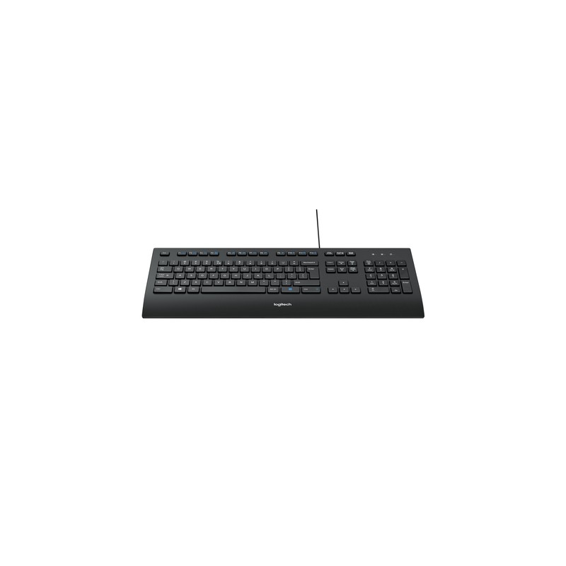 Logitech K280e keyboard USB QWERTY US International Black