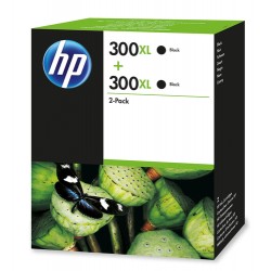 HP 300XL Black Ink Cartridge Twin Pack