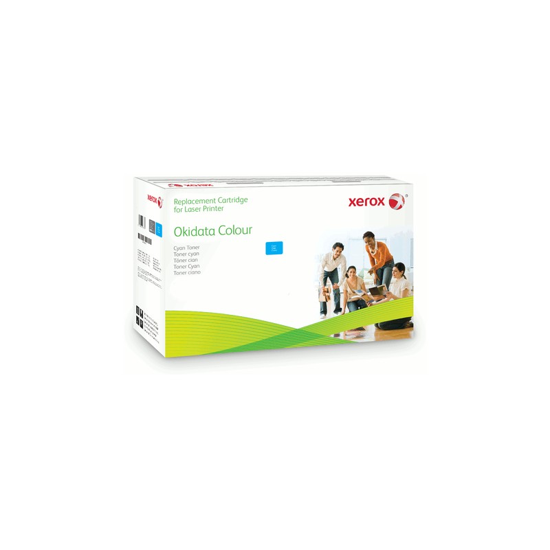 Xerox Cyan Toner Cartridge. Equivalent To Oki 43381907