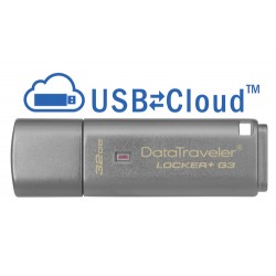 Kingston Technology DataTraveler Locker+ G3 32GB USB flash drive USB Type-A 3.2 Gen 1 (3.1 Gen 1) Silver