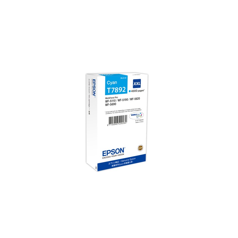 Epson Ink Cartridge XXL Cyan