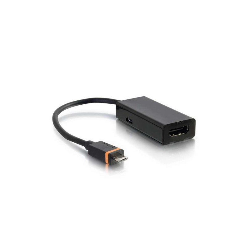 C2G 80934 video cable adapter USB Micro-B HDMI A Black