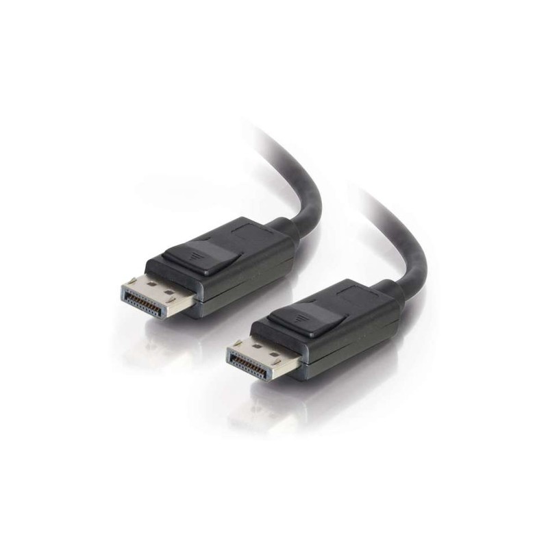 C2G 2m DisplayPort Cable with Latches 8K UHD M/M - 4K - Black