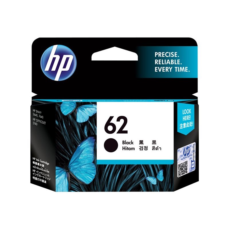 HP 62 Original Black