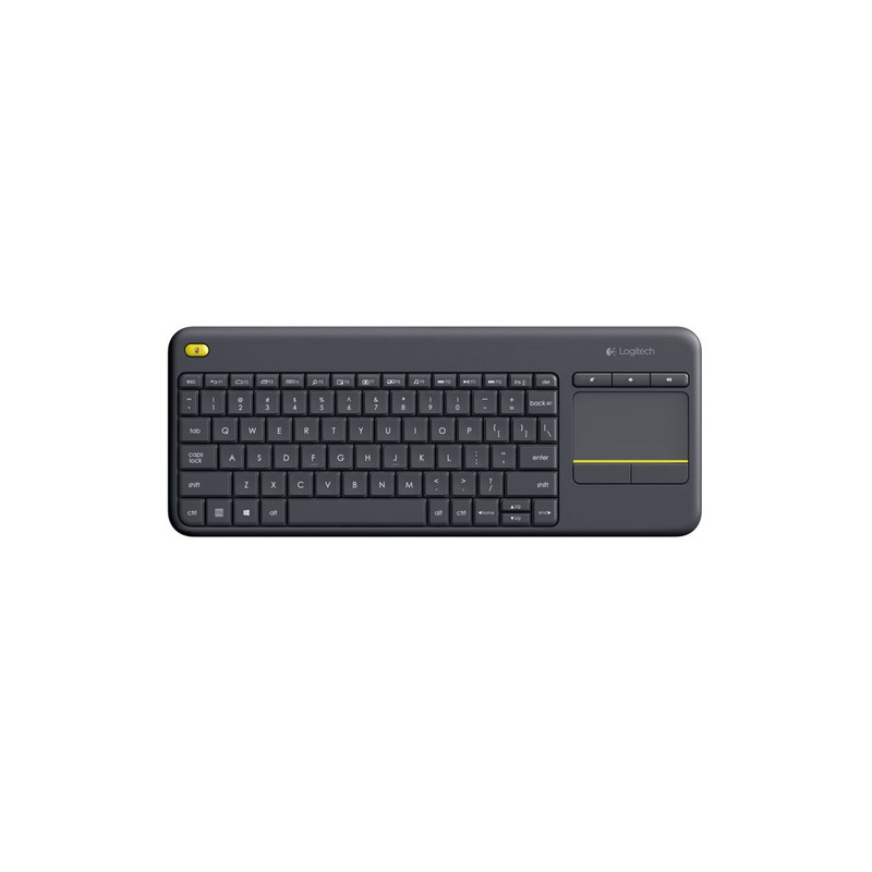 Logitech K400 Plus keyboard RF Wireless QWERTZ German Black