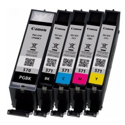 Canon PGI-570/CLI-571 PGBK/C/M/Y/BK Original Photo black,Photo cyan,Black,Photo yellow,Photo magenta Multipack 5 pc(s)