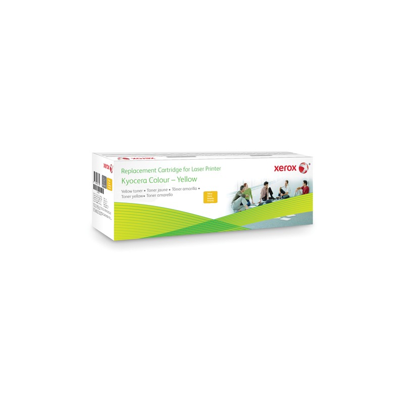 Xerox Yellow Toner Cartridge. Equivalent To Kyocera Tk-580Y