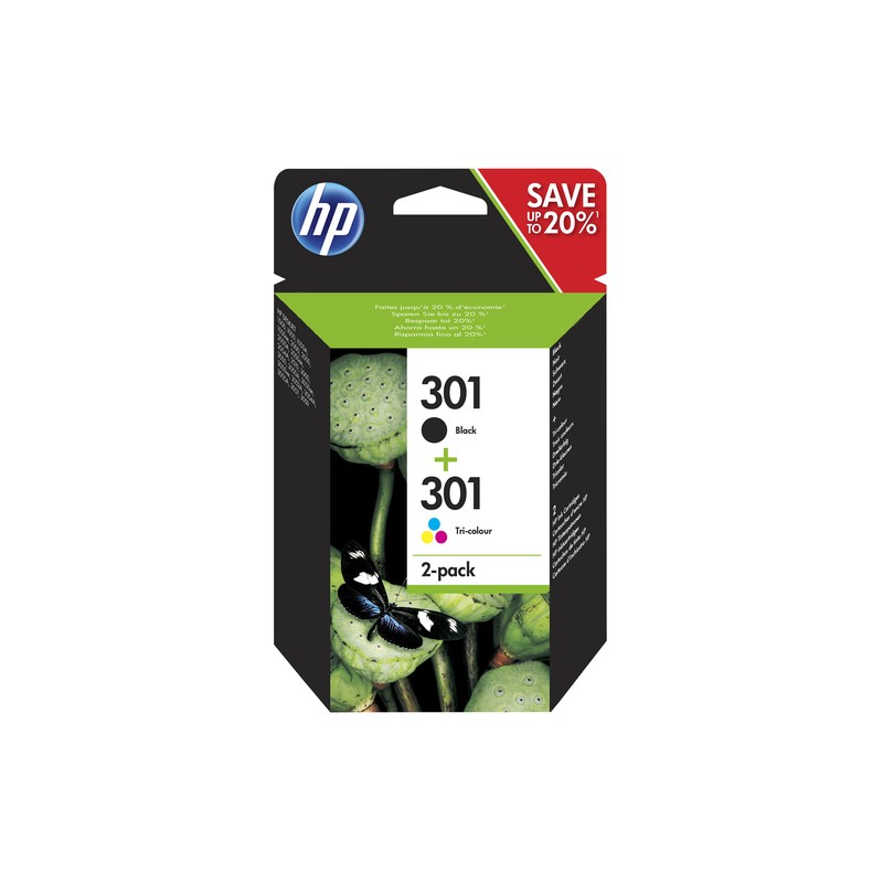 HP 301 Original Black,Cyan,Magenta,Yellow Multipack