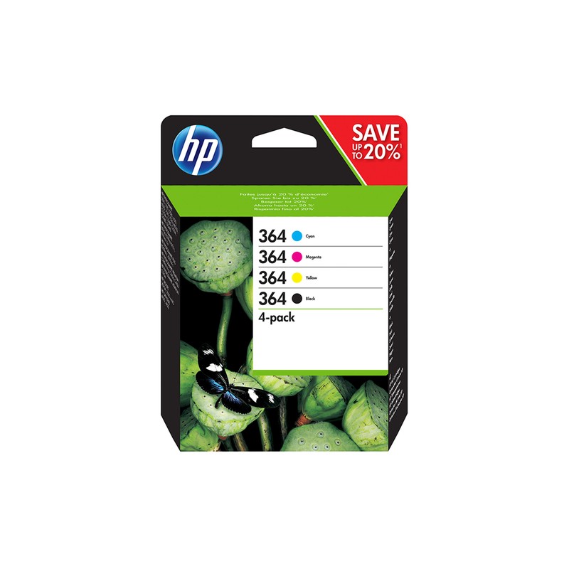 HP 364 Original Black,Cyan,Magenta,Yellow Multipack