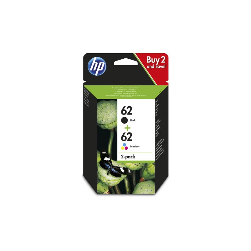 HP 62 Original Black,Cyan,Magenta,Yellow Multipack