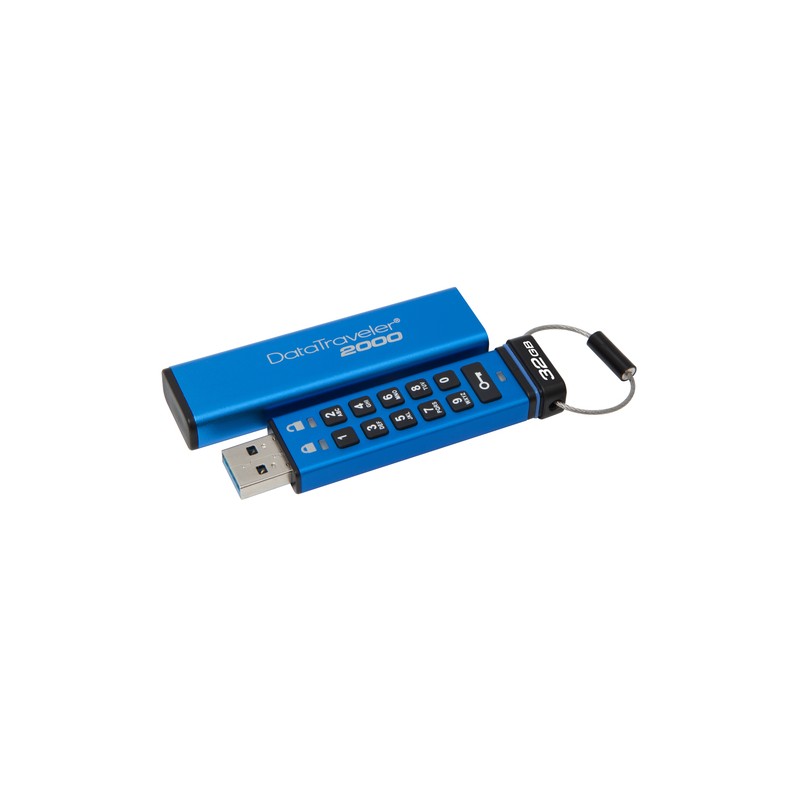 Kingston Technology DataTraveler 2000 32GB USB flash drive USB Type-A 3.2 Gen 1 (3.1 Gen 1) Blue