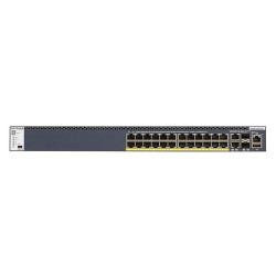 Netgear M4300-28G-PoE+ Managed L2/L3/L4 10G Ethernet (100/1000/10000) Black 1U Power over Ethernet (PoE)