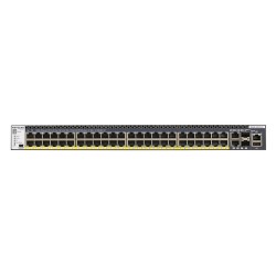 Netgear M4300-52G-PoE+ 1000W PSU Managed L2/L3/L4 Gigabit Ethernet (10/100/1000) Black 1U Power over Ethernet (PoE)