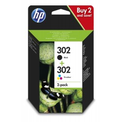 HP 302 Original Black,Cyan,Magenta,Yellow Multipack