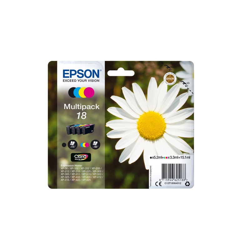 Epson Daisy Multipack 4-colours 18 Claria Home Ink