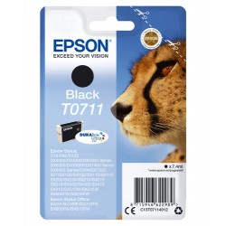 Epson Cheetah Singlepack Black T0711 DURABrite Ultra Ink