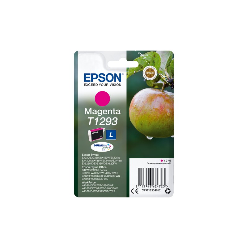 Epson Apple Singlepack Magenta T1293 DURABrite Ultra Ink