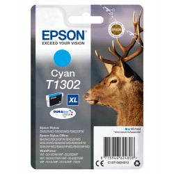 Epson Stag Singlepack Cyan T1302 DURABrite Ultra Ink