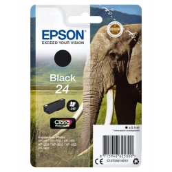 Epson Elephant Singlepack Black 24 Claria Photo HD Ink